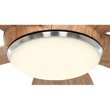 Kit d'éclairage chrome brossé VIT-LED BN 3140 pour ventilateurs de plafond CasaFan Eco Interior / Eco Volare / Eco Talos