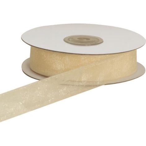 ETM Nastro Organza 10 Mm 50 Mt Avorio