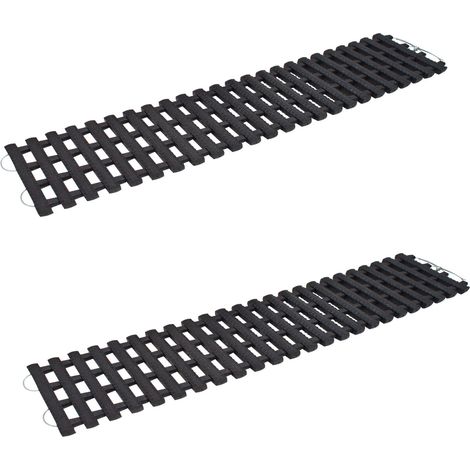 2x Anfahrhilfe Antirutschmatte Grippmatte Schnee Reifen für Kfz PKW 100x21 cm
