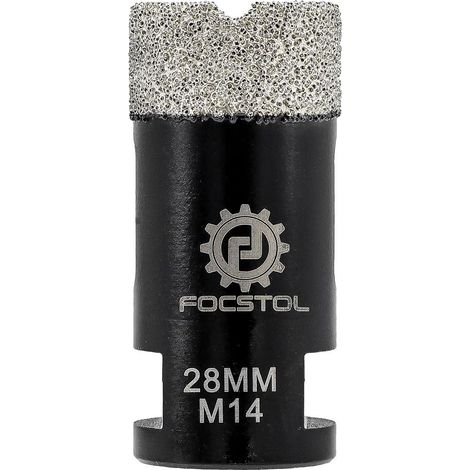 Fliesenbohrer Diamant Porzellan Keramik M14 Gewinde 28mm (1/5)