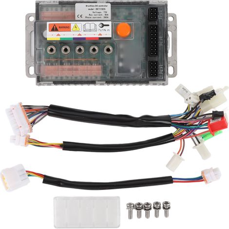 Contrôleur de moteur à courant continu sans balais 72v DK72280S, en alliage d'aluminium pour moto et Scooter électrique QS ≤ 3000W. (1/5)