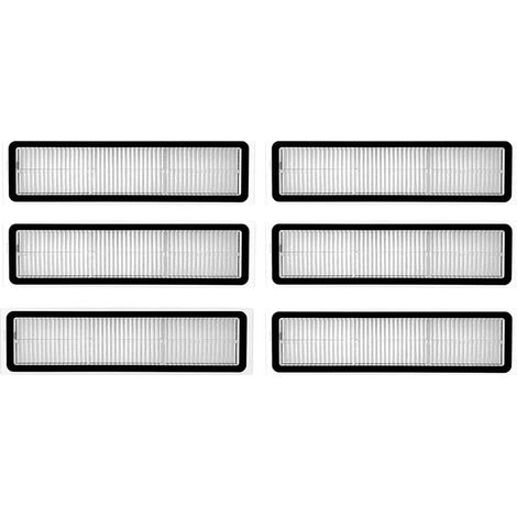 FlkwoH Lot de 6 Filtres Hepa pour Xiaomi Dreame D9 Robot Aspirateur Cle Accessoires