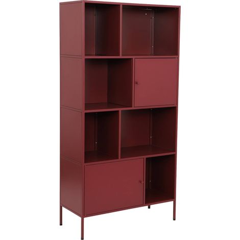 sweeek - Sideboard, industrielles Aufbewahrungsmöbel aus Stahl mit 8 Stauräumen (1/5)