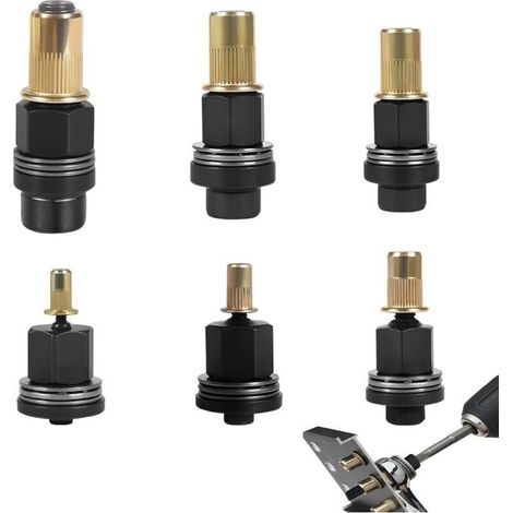 6 Pièces Ecrou a Sertir Manuel, Insert Fileté Metal M3 M4 M5 M6 M8 M10 (1/4)