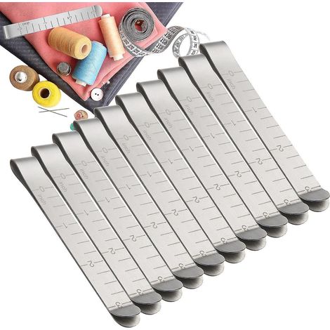10 Pcs Clips D'ourlet  Coudre - Clips D'ourlet Rgle De Marquage,fournitures De Couture Pour Pinces  Tissu, Accessoires D'pinglage Et De Marquage , (1/5)