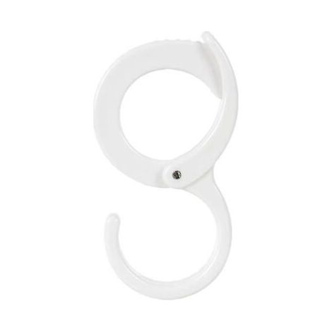 Uds./set de gancho Tragbar für mesa y escritorio für bolso, bolso, bolso escolar, colgador de gancho, organizador de mesa de escritorio de Büro, soporte für bolsa en forma de S (1/5)