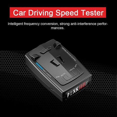 Testeur de vitesse automobile haute précision, compact, portable, multi-modes, avec avertissement, appareil de mesure de vitesse pour véhicules (1/5)