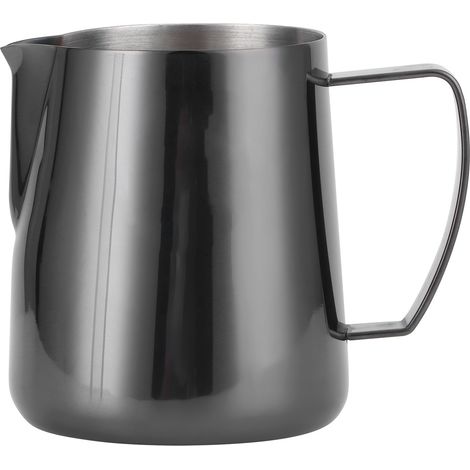 Pitcher à lait inoxydable 304 de 400ml pour mousse à café et latte art (1/5)