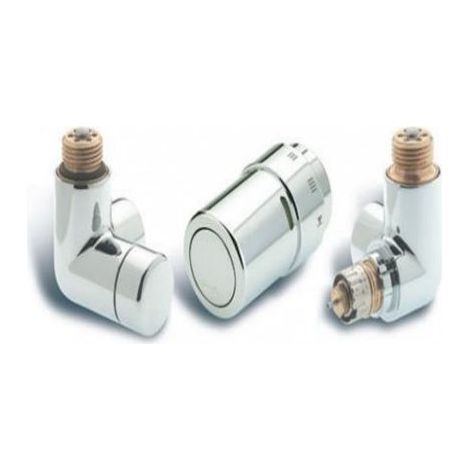 Kit X-TRA gauche pour radiateurs ou décors- CHROME - DANFOSS - 013G4004 (1/4)