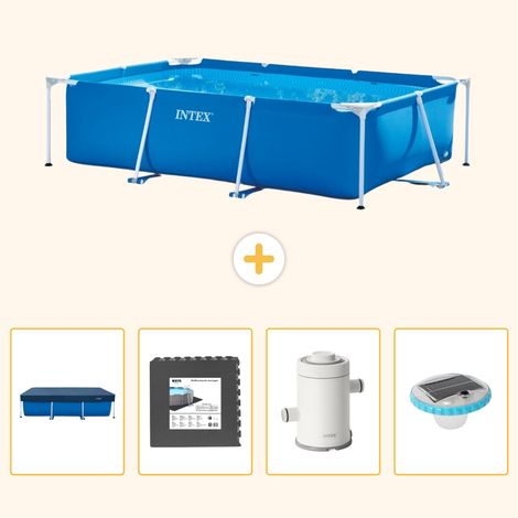 Intex Piscine Tubulaire Rectangulaire - 260x160x65 cm - 5-pièces S138 (1/5)
