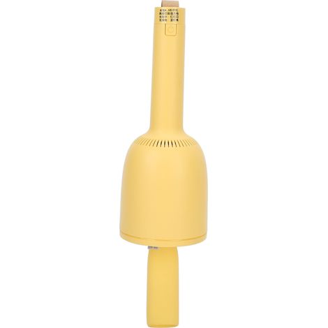 Aspirateur Mini Portable 360° Rotation Silencieux pour Bureau, Puissant, Rechargeable USB, Jaune, pour Ongles et Canapé (1/5)