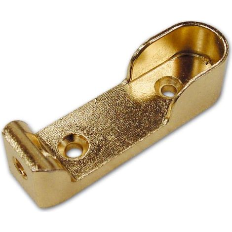 REGGITUBO LATERALE OVALE 30X15MM OTTONATO (1/2)