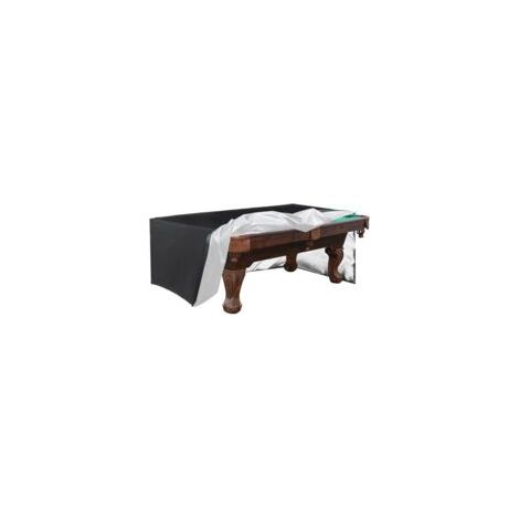 Telo protettivo per tavolo da biliardo/pool in tessuto Oxford 210D impermeabile e resistente ai raggi UV (215 x 125 x 14 cm), ET3H287Y35A4D54LM954-Crezuo