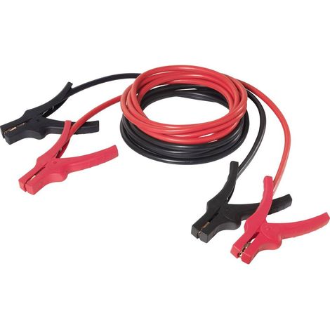 TOOLCRAFT Cavi batteria per avviamento d'emergenza 35 mm² Alluminio (ramato) 4.5 m con pinze di plastica