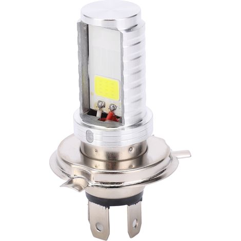 Motorradscheinwerferlampe LED-Licht H4 COB Chip Modul Glühbirne Fern- und Abblendlicht DC12‐80V (1/5)