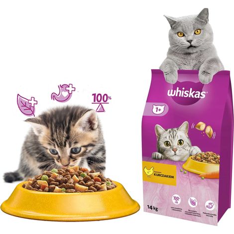 WHISKAS Trockenhähnchen 14 kg (1/5)