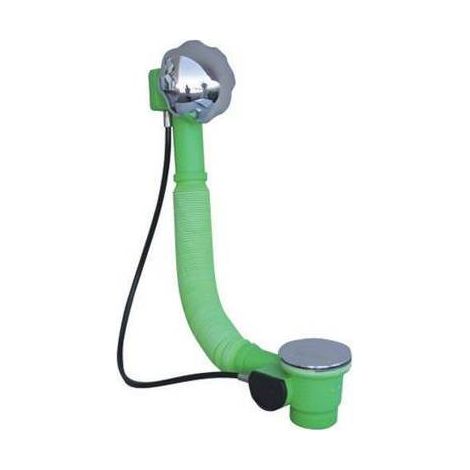 COLONNE DE VIDANGE AUTOMATIQUE POUR BAIGNOIRE EN PVC EXTENSA Dimensions : Chromée