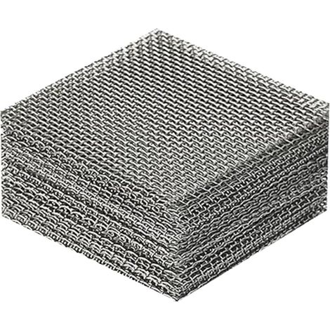 Lot de 24 Grilles de Drainage - Acier Inoxydable - Anti-blocage Efficace - Pour Murs en Briques - Cuisine Salle de Bain Extérieur - 6,8 cm (1/5)