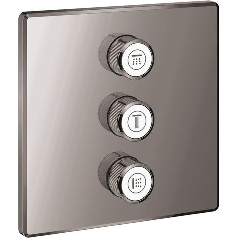 3-fach UP-Ventil Grohtherm Smart Control 29127 eckig FMS hard graphite (1/5)