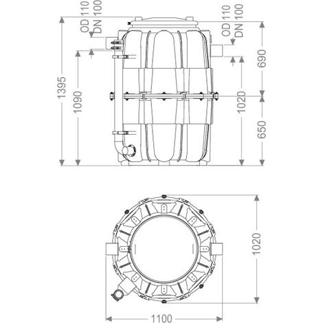KESSEL 93002.00/D1-R Séparateur de graisses EasyClean Modular