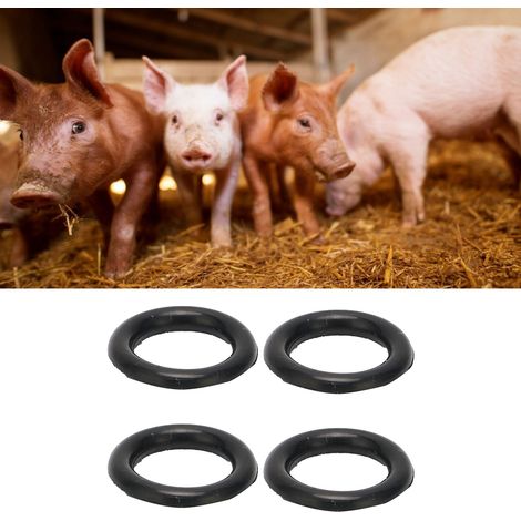 Lot de 100 anneaux en plastique pour abreuvoirs à porcs, rondelles d'installation pour l'alimentation de la volaille (1/5)