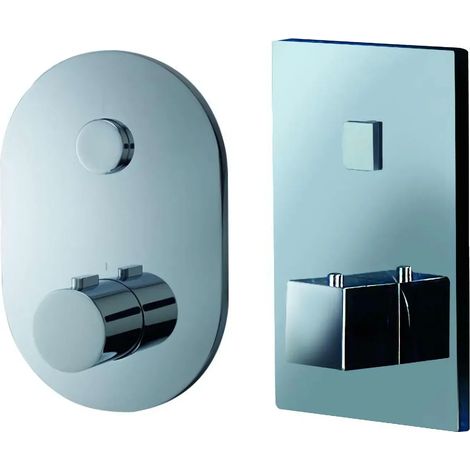 Dornach Concealed Single Function Control Shower Valve Round and Square Option, Square (1/2)