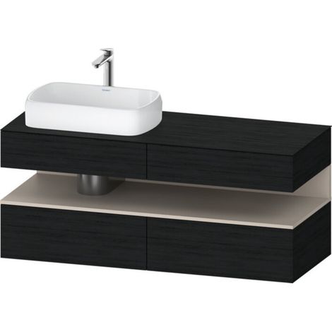 Lavabo consola Collection One de Duravit, 2 extraíbles, 2