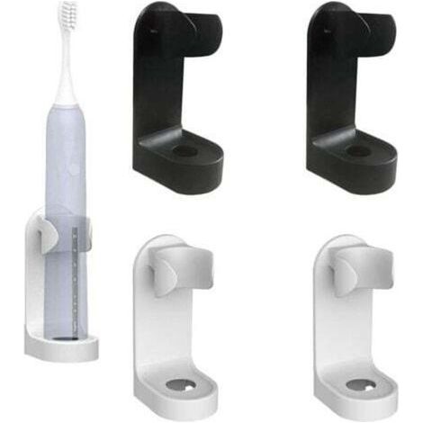 Wall-mounted electric toothbrush holder Electric toothbrush holder Electric toothbrush holder White + Black 4 pieces (1/5)