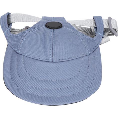 Casquette de baseball Pet Four Seasons Sunshabe pour chien, tendance, ajustable et légère, bleue, taille S (1/5)