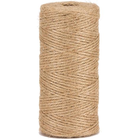 Ficelle de jute naturelle Ø1,5mm ±100m pour jardinage, bricolage, travaux manuels (1/5)