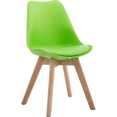 Chaise de visiteur Borneo V2 similicuir Vert Nature (1/3)