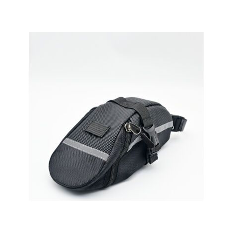 Sacoche de selle petite, réfléchissante et étanche, pour réparations et accessoires (1/4)
