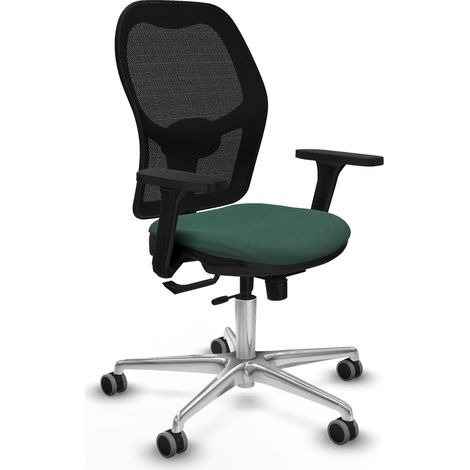 Chaise de bureau piqueras y crespo Jorquera noir 65 mm roulettes (1/2)