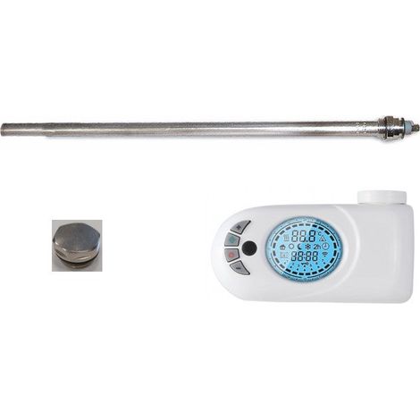 Heizstab mit weißen Digitalthermostat