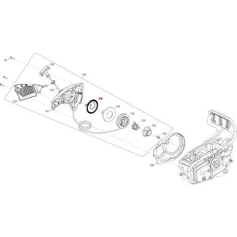 Molla avviamento ORIGINALE BLUEBIRD motosega CSP 280T - CSP 280 TC CSP410-83