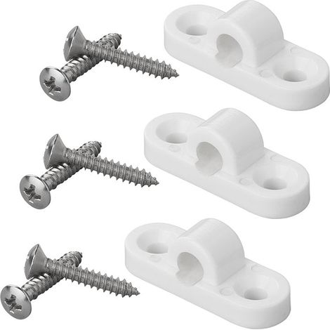 Occhiello per tendalino orizzontale in plastica - set da 3 pezzi (1/5)