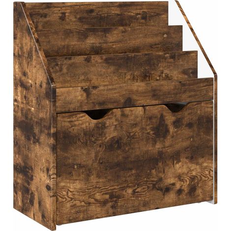 Maison Exclusive - Libreria per Bambini con cassetto Rovere fumé 60 x 29,5 x 69 cm