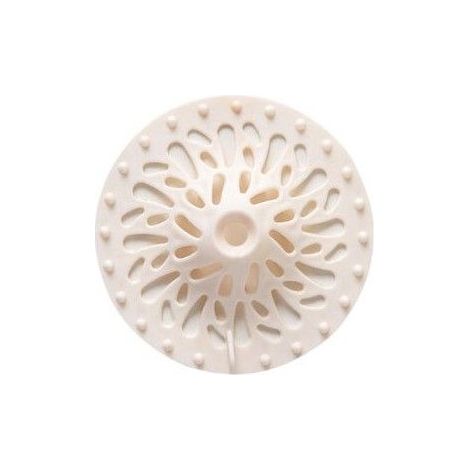 Paquet Filtre d'évier en Silicone Crépine de Baignoire ou Lavabo Couvercle Drain en Motif de Fleurs Creuses (1/4)