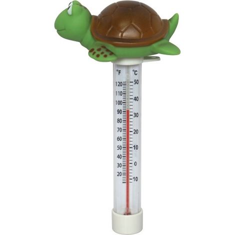 Astralpool – Thermomètre de piscine tortue – Flottant – Mesure de température jusqu'à 40°C – Pour piscines et spas