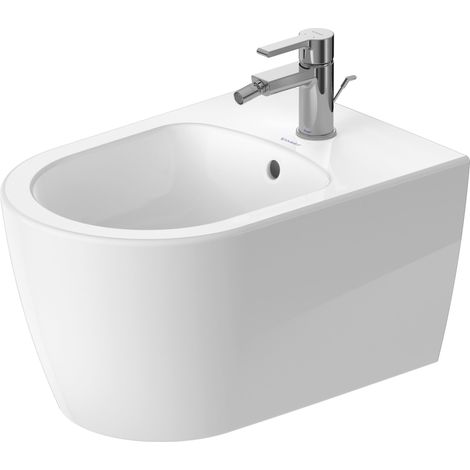 Duravit ME by Starck Wand-Bidet, mit Überlauf, 1 Hahnloch,