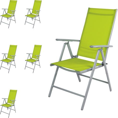 6 Stück Hochlehner Silbergrau/Lime 7 Positionen-DMC5000GG-6 (1/2)