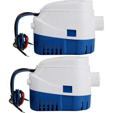 Set aus 2 automatischen 12V-Tauchbilgewasserpumpen mit Schwimmerschalter. (1/5)