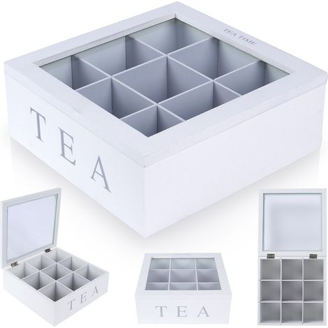 Caja organizadora para bolsitas de té grande (1/5)