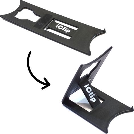 Support de bureau pliable pour tablette max 10" - Couleur noir - Support tablette modèle LARGE (1/3)