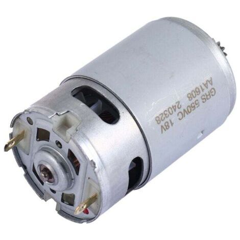 NALOOKAMIC  Moteur Courant Continu RS550 18V 19500 Tr Min 11 Dents Deux Vitesses Boîte Couple Élevé Perceuse Tournevis Électrique