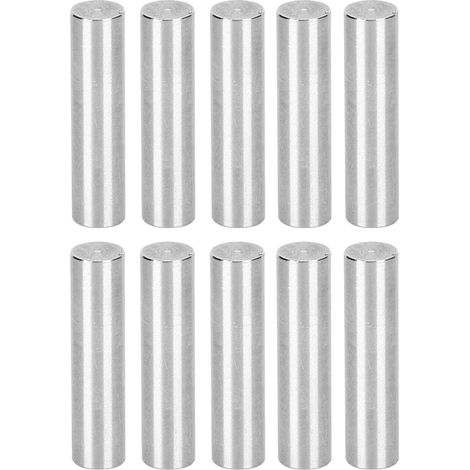 10 Pièces Axe Rond en Acier Inoxydable Φ6mm pour Robots TETRIX, Compatible avec Référence 4100‑0006‑0025 (1/5)