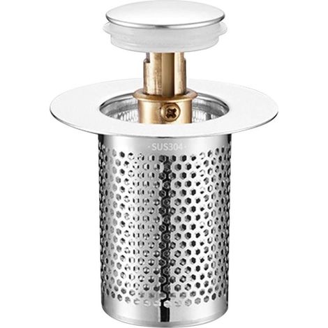 Crépine De Vidange pour L'évier Bouchon De Vidange Salle De Bain Attrape-Cheveux De Douche Crépine De Vidange Anti-Obstruction pour La Maison Toilette Salle De Bain Lavabo Baignoire (1/5)
