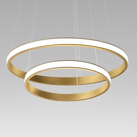 Lampadario classico gea luce iole s2 o 42w led alluminio sospensione (1/5)