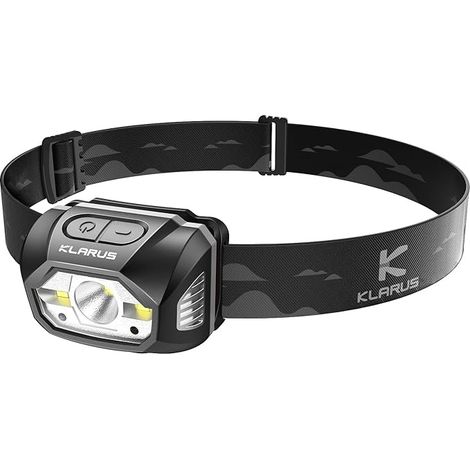 Lampada frontale ricaricabile USB-C Klarus HM1, 440 lumen con sensore di movimento, 5 modalità operative, 70 ore di autonomia, torcia frontale a LED (1/5)