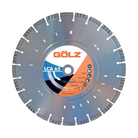 GÖLZ - Disque diamant LCA65, coupe à sec ou à eau - pour scie à sol ou découpeuse - ø 350 mm / alésage 20 mm (1/5)